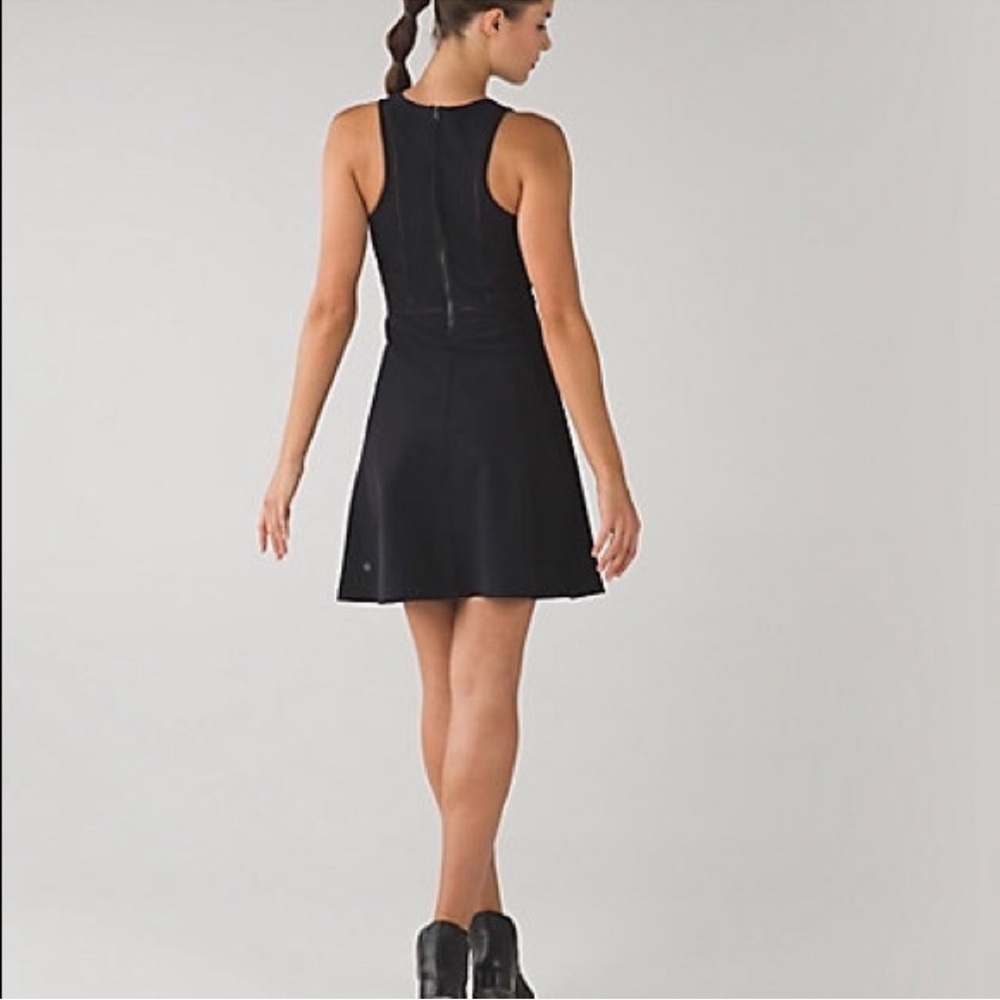 LULULEMON & GO TILL DAWN DRESS SIZE 8 BLACK - Picture 10 of 11